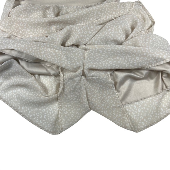 Jopaa Leopard Print Ruffle Babydoll Mini Dress Women's Size M - Picture 4 of 7